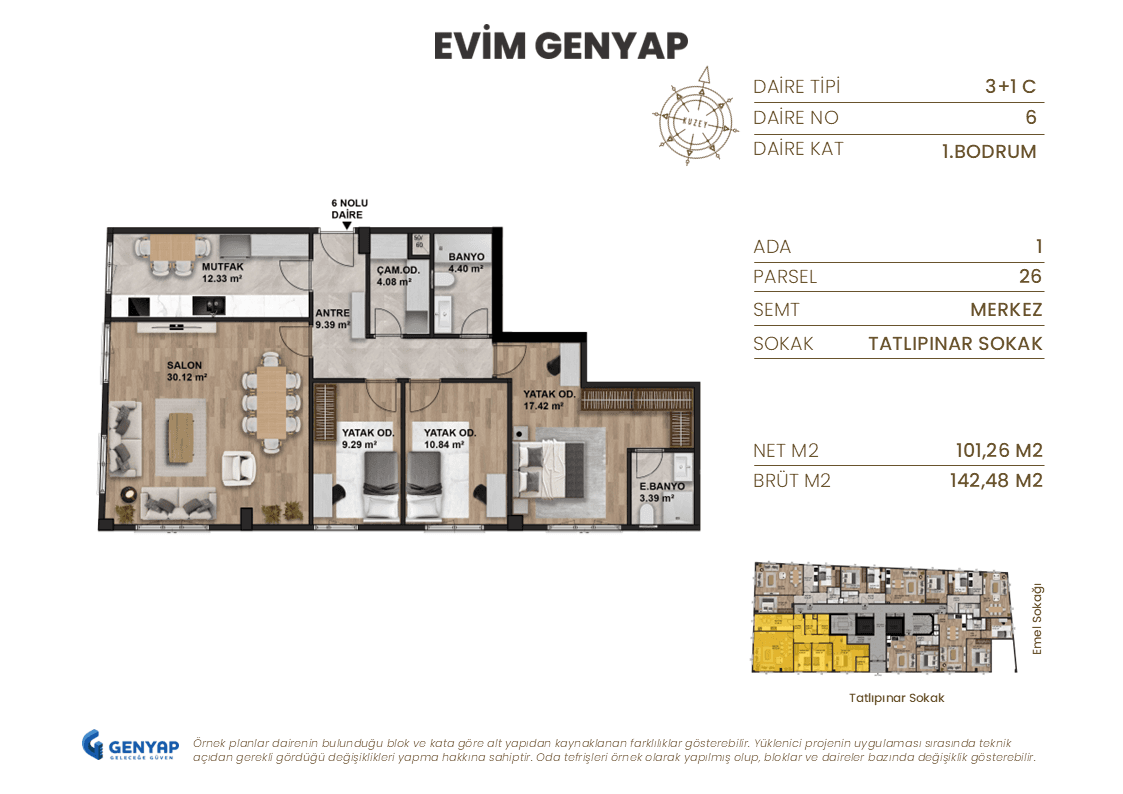 6 - Evim Genyap Daire Planları.PNG